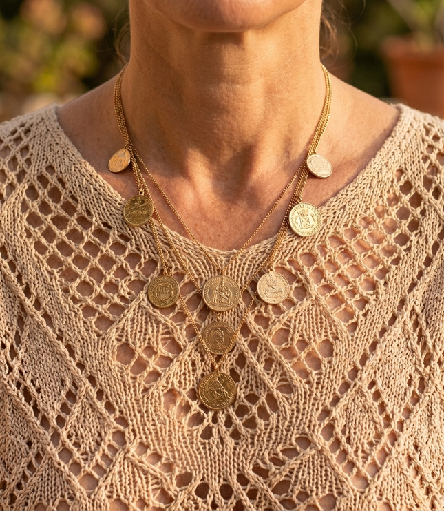 Women's Boho Open Crochet Knit V-Neck Summer Top