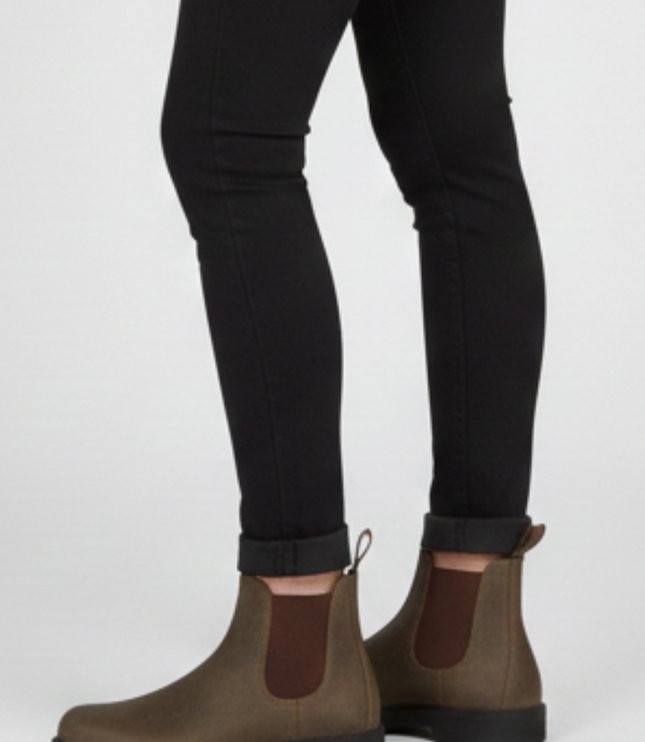 Women's Chelsea Boots with Front and Back Pull Tabs