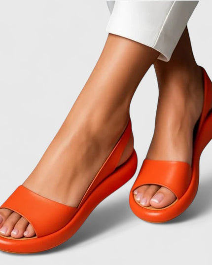 Women's Comfort Sandals with an Open Toe and Slingback Strap