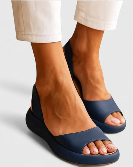 Women's Comfort Sandals with an Open Toe and Slingback Strap