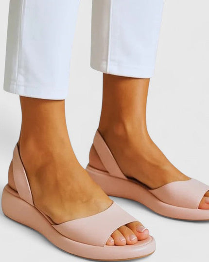 Women's Comfort Sandals with an Open Toe and Slingback Strap