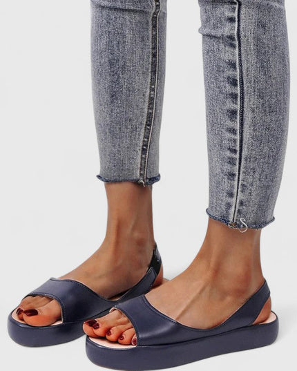 Women's Comfort Sandals with an Open Toe and Slingback Strap