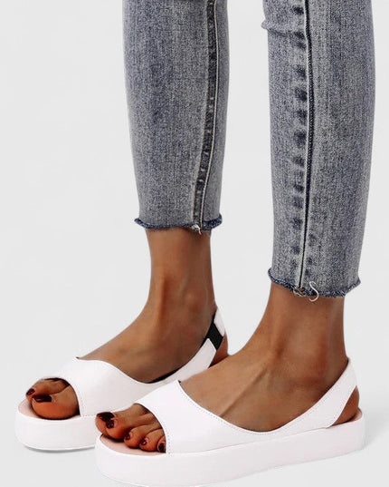 Women's Comfort Sandals with an Open Toe and Slingback Strap