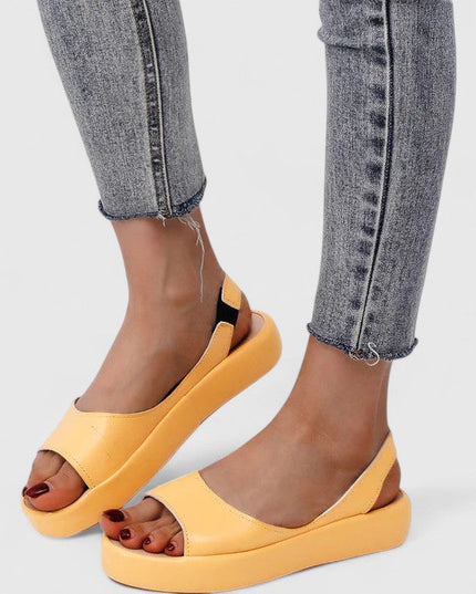 Women's Comfort Sandals with an Open Toe and Slingback Strap
