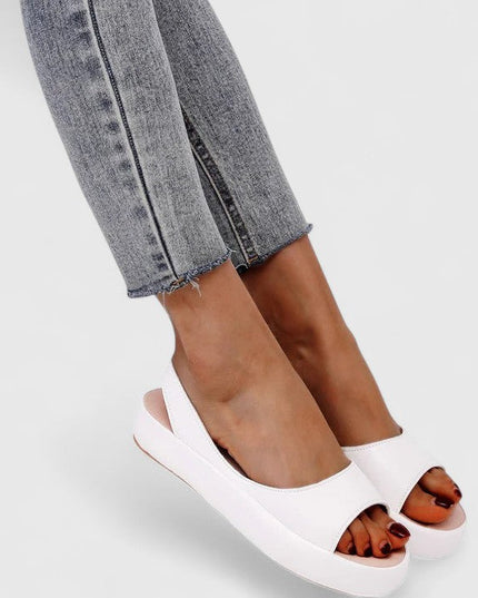 Women's Comfort Sandals with an Open Toe and Slingback Strap