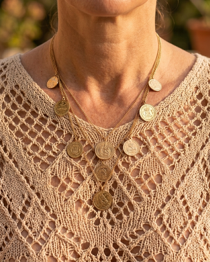 Women's Crochet Knit V-Neck Relaxed Pullover Top