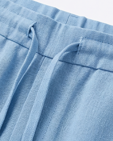 Women's Cropped Relaxed Fit Drawstring Summer Pants