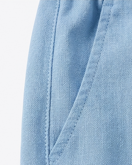 Women's Cropped Relaxed Fit Drawstring Summer Pants