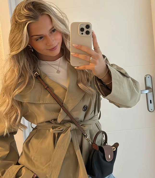 Women's Double-Breasted Stand Collar Utility Jacket