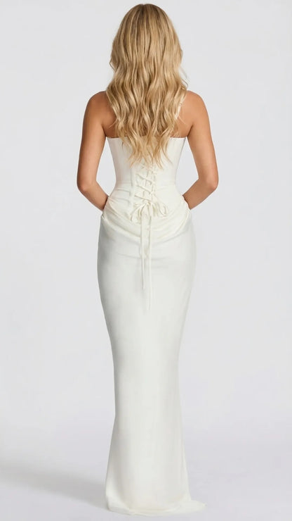 Women Draped Corset Sleeveless Maxi Dress - product image 10