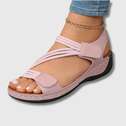 Women's Elastic-Strap Sandals for All-Day Comfort