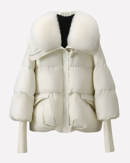 Women's Faux Fur Collar Puffer Jacket