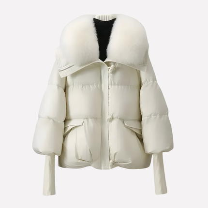 Women's Faux Fur Collar Puffer Jacket