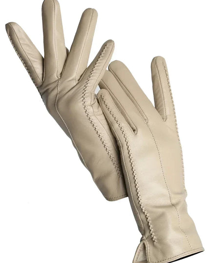 Women's Fleece-Lined Gloves in Faux Leather
