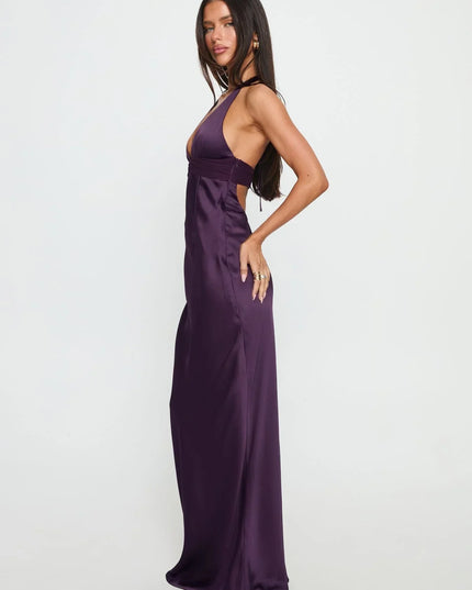 Women's Floral Halter Summer Wedding Guest Maxi Dress