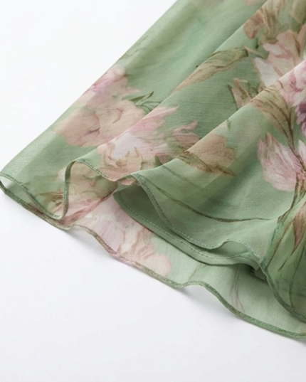Women's Floral Print Halter Neck Summer Maxi Dress