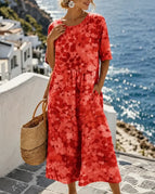 Red Floral / XS