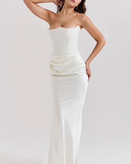 Women's Floral V-Neck Flowy Boho Summer Maxi Dress