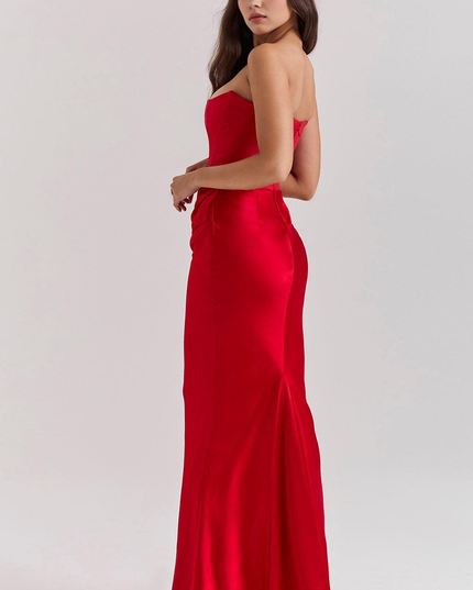 Women's Floral V-Neck Flowy Boho Summer Maxi Dress