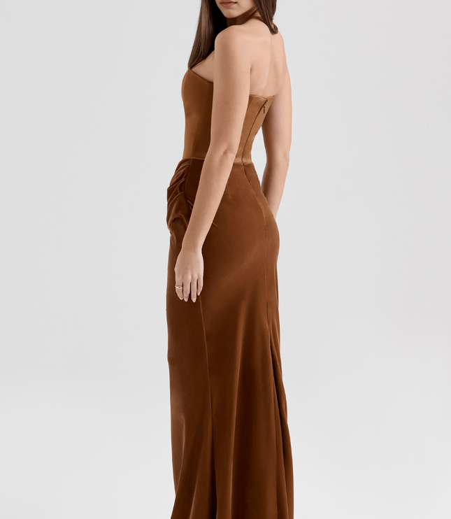 Women's Floral V-Neck Flowy Boho Summer Maxi Dress