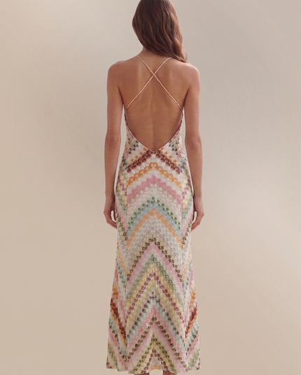 Women's Floral V-Neck Summer Wedding Guest Maxi Dress