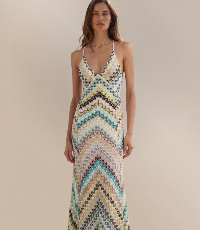 Women's Floral V-Neck Summer Wedding Guest Maxi Dress