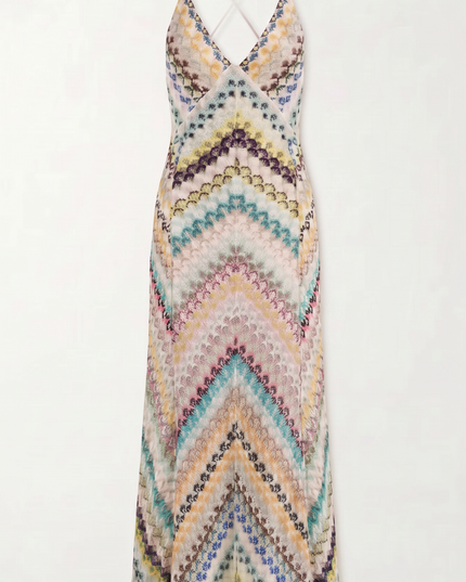 Women's Floral V-Neck Summer Wedding Guest Maxi Dress