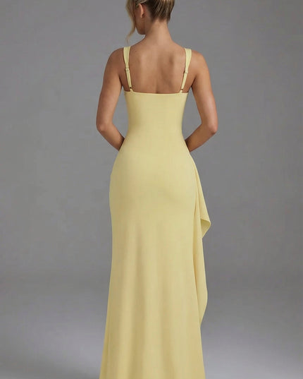 Women's Formal Square Neck Slit Maxi Dress - product image 10
