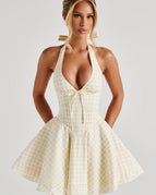 Lemon Gingham / XS