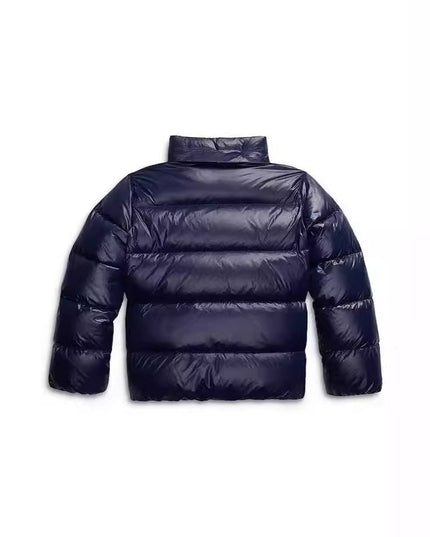 Women's Glossy Zip-Up Winter Jacket with Hood