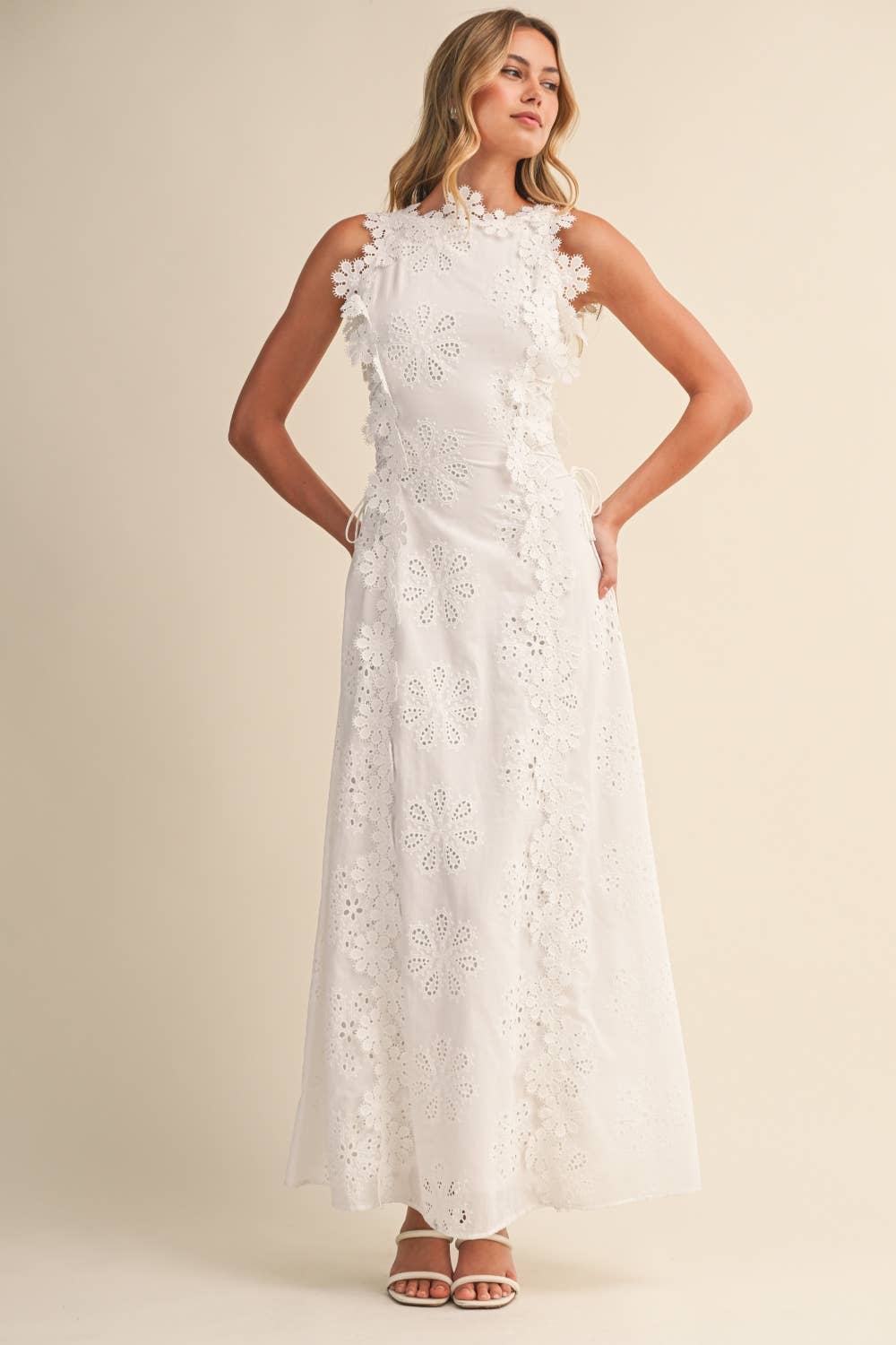 Women's Halter Flowy Summer Maxi Dress for Wedding Guests
