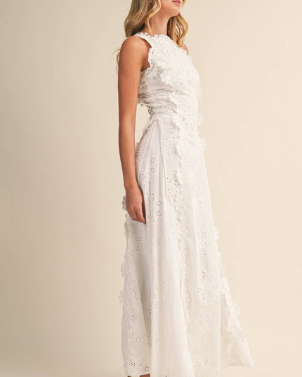 Women's Halter Flowy Summer Maxi Dress for Wedding Guests
