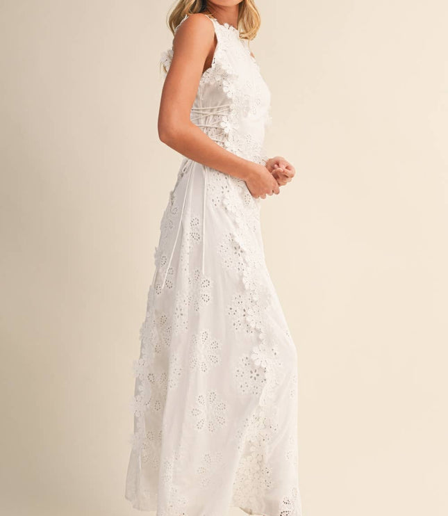 Women's Halter Flowy Summer Maxi Dress for Wedding Guests