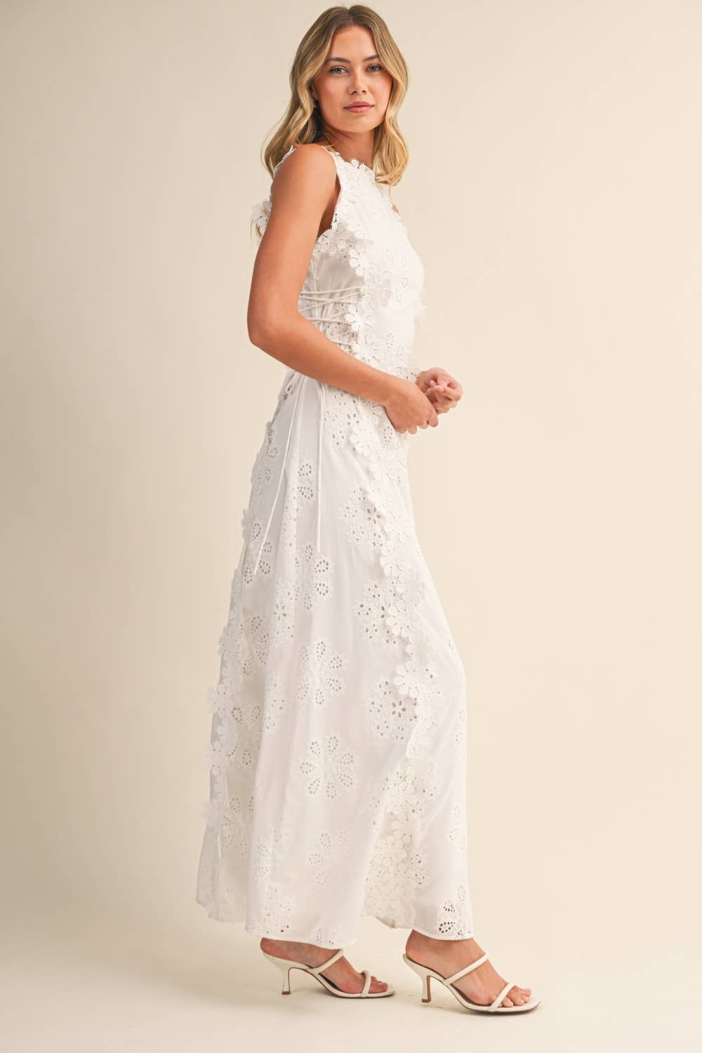 Women's Halter Flowy Summer Maxi Dress for Wedding Guests