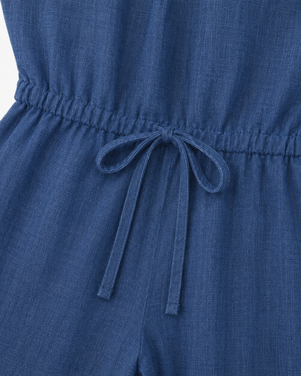 Women's Halter Neck Wide-Leg Sleeveless Jumpsuit