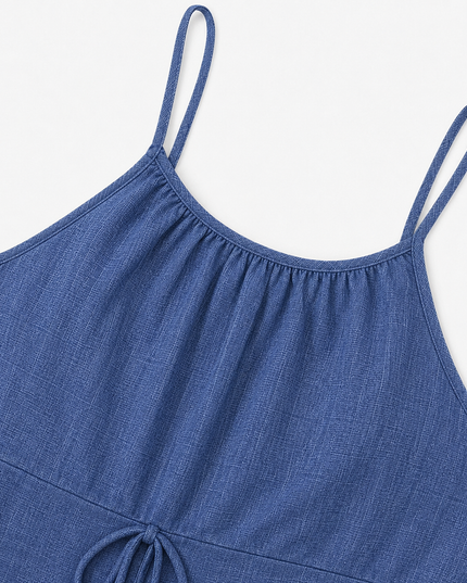 Women's Halter Neck Wide-Leg Sleeveless Jumpsuit