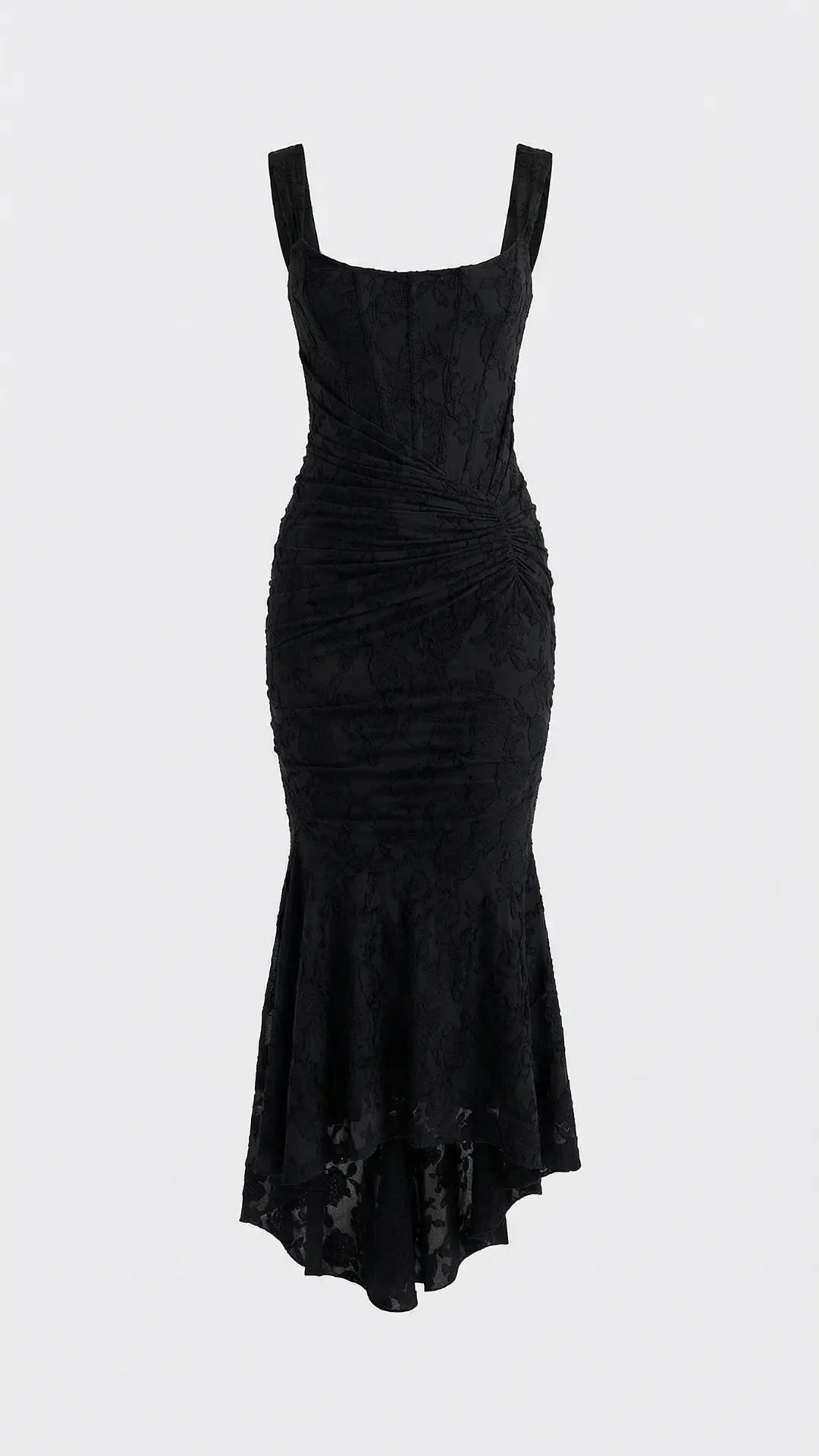 Women High-Low with Corset Bodice Midi Dress - product image 10