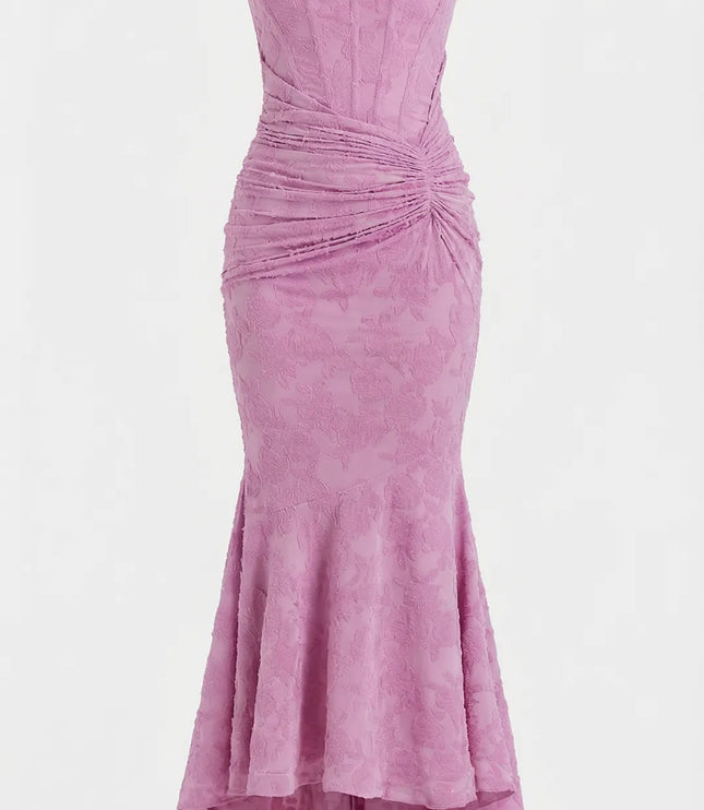 Women High-Low with Corset Bodice Midi Dress - product image 11