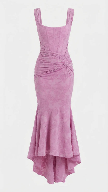 Women High-Low with Corset Bodice Midi Dress - product image 11