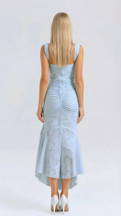 Women High-Low with Corset Bodice Midi Dress - product image 8