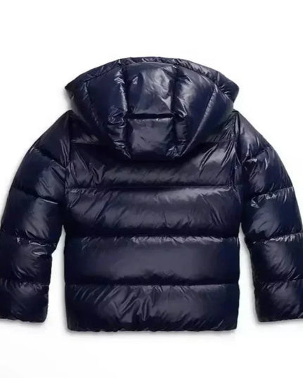 Women's High-Shine Hooded Puffer Jacket