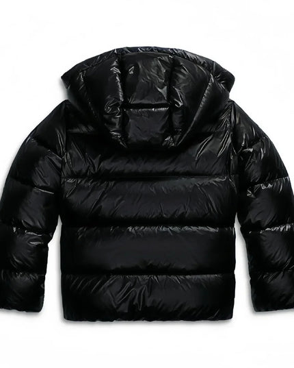 Women's High-Shine Hooded Puffer Jacket
