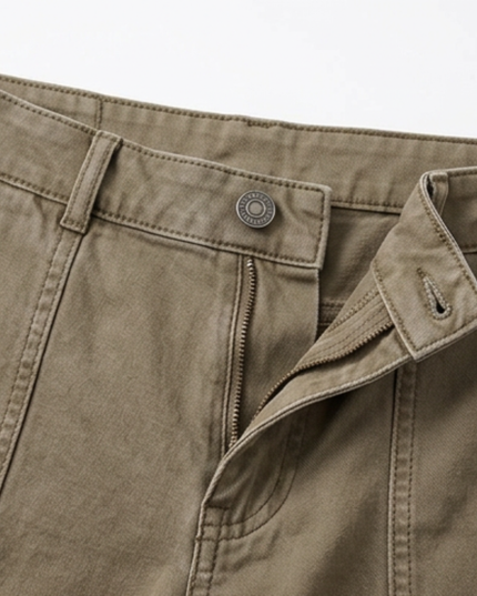 Women's High-Waist Tapered Utility Ankle Pants