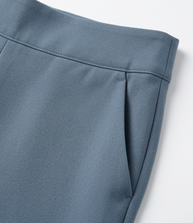 Women's High Waisted Wide Leg Wrap Front Dress Pants