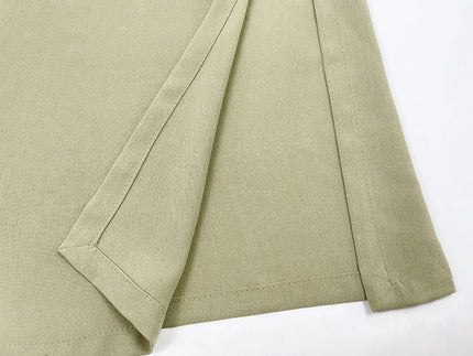 Women's One-Shoulder Dress with Ruched Draping and a Side Slit