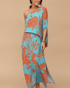 Turquoise Floral / S