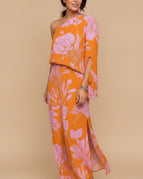 Orange Floral / S
