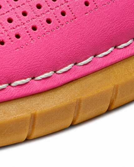 Women's Orthopedic Perforated Wedge Slingback Sandals