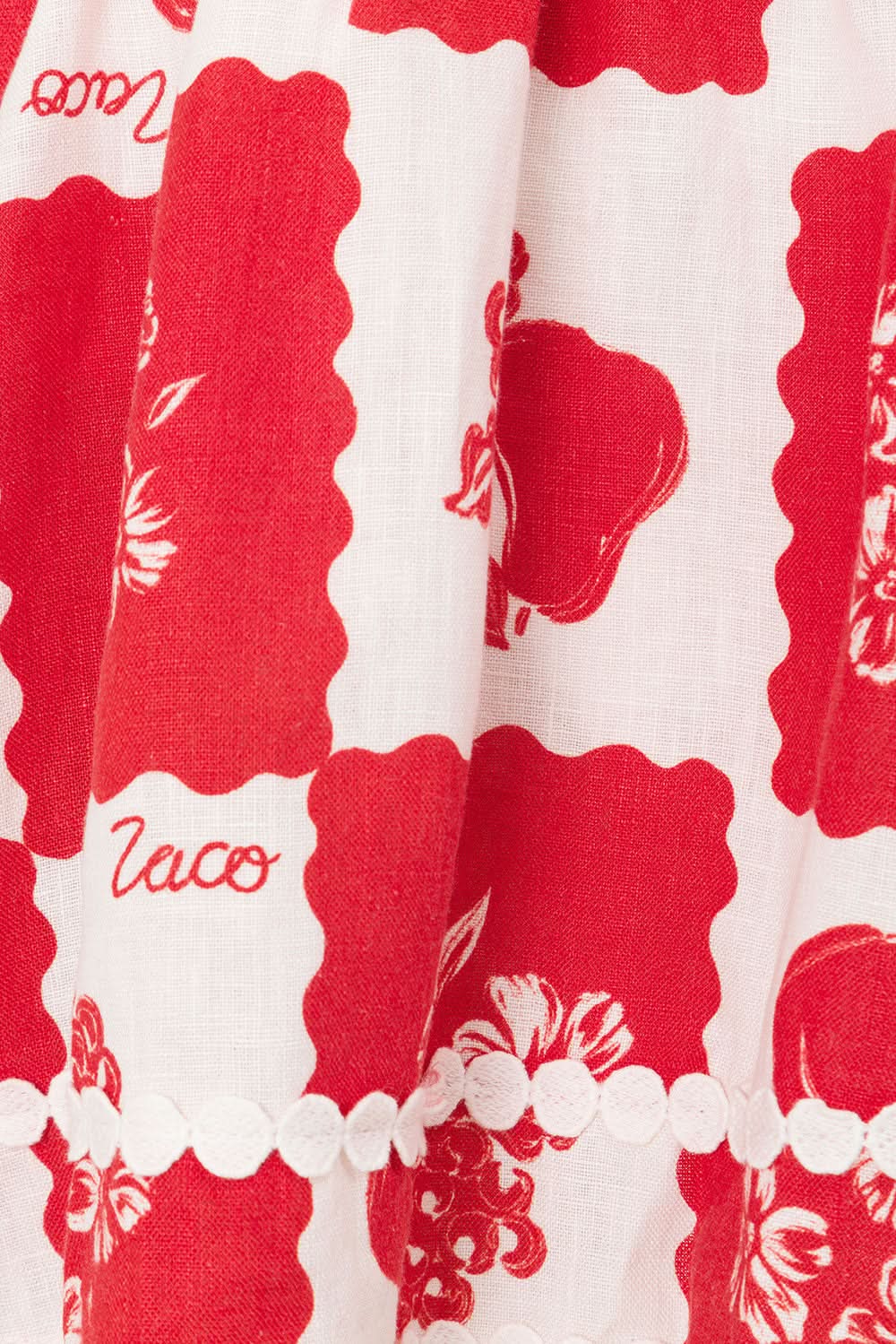 Women's Red Floral Cut Out Wedding Guest Mini Dress