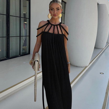 Women's Summer with Braided Neckline Maxi Dress - product image 5